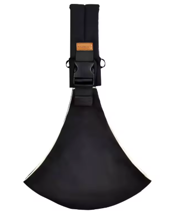 Écharpe de portage VertiBaby — Noir Uni