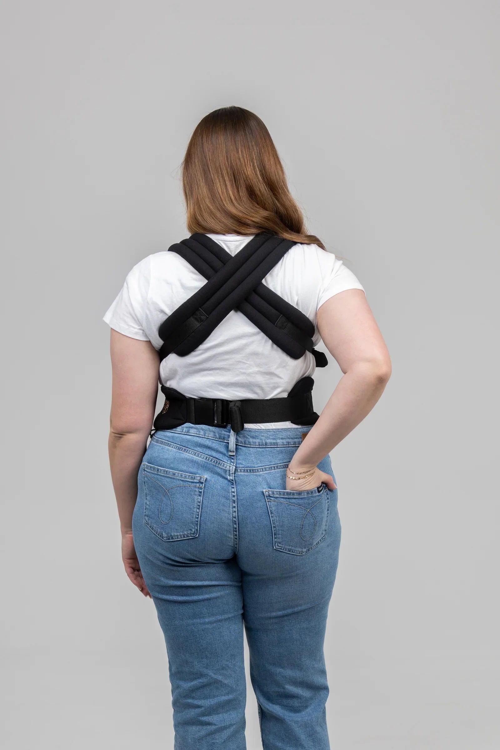 Porte-bébé Jacquard Noir