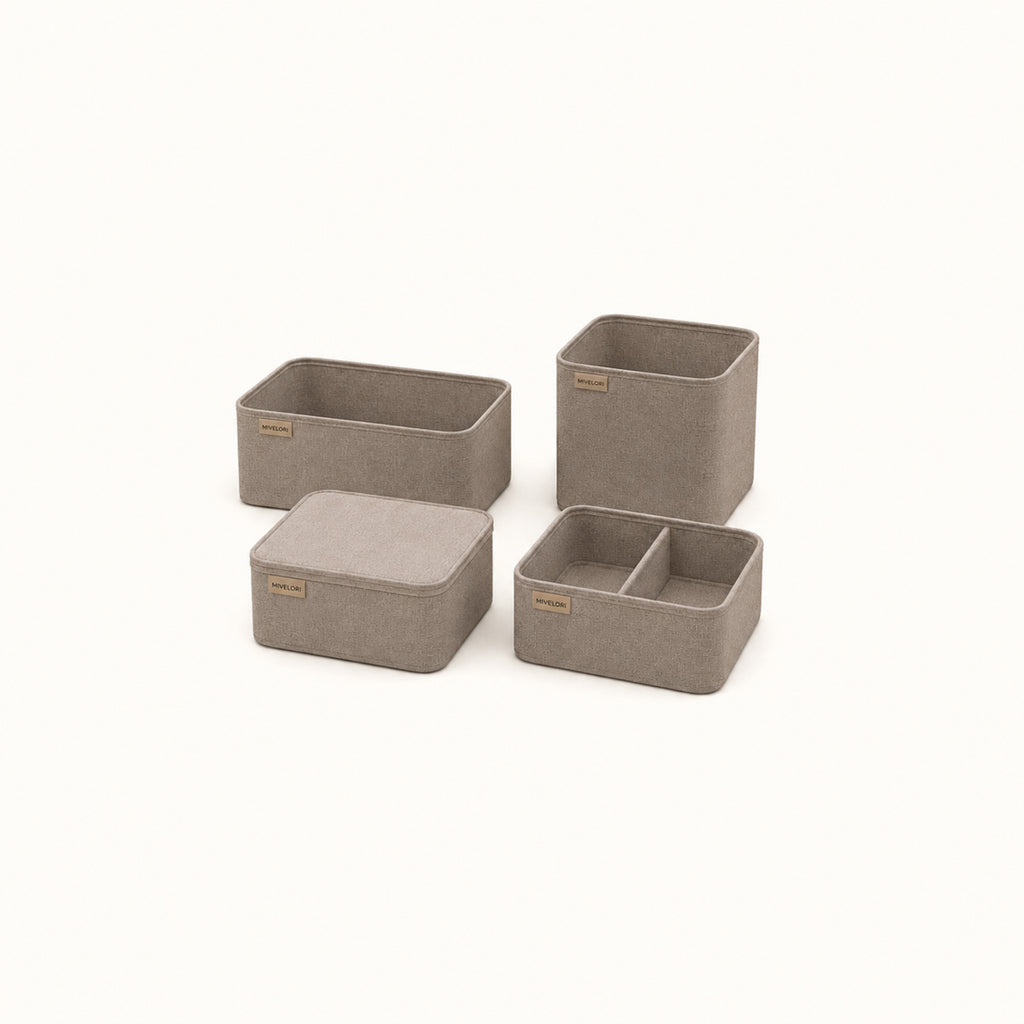 MIVELORI Kleiderschrank-Organizer, 4-teilig