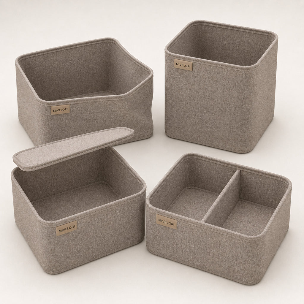 MIVELORI Kleiderschrank-Organizer, 4-teilig