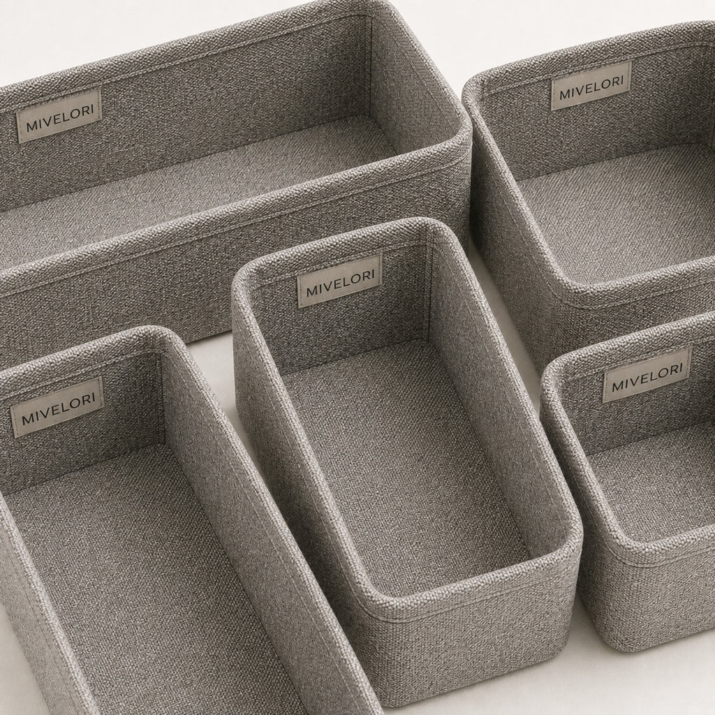 MIVELORI Schubladen-Organizer, 6-teilig