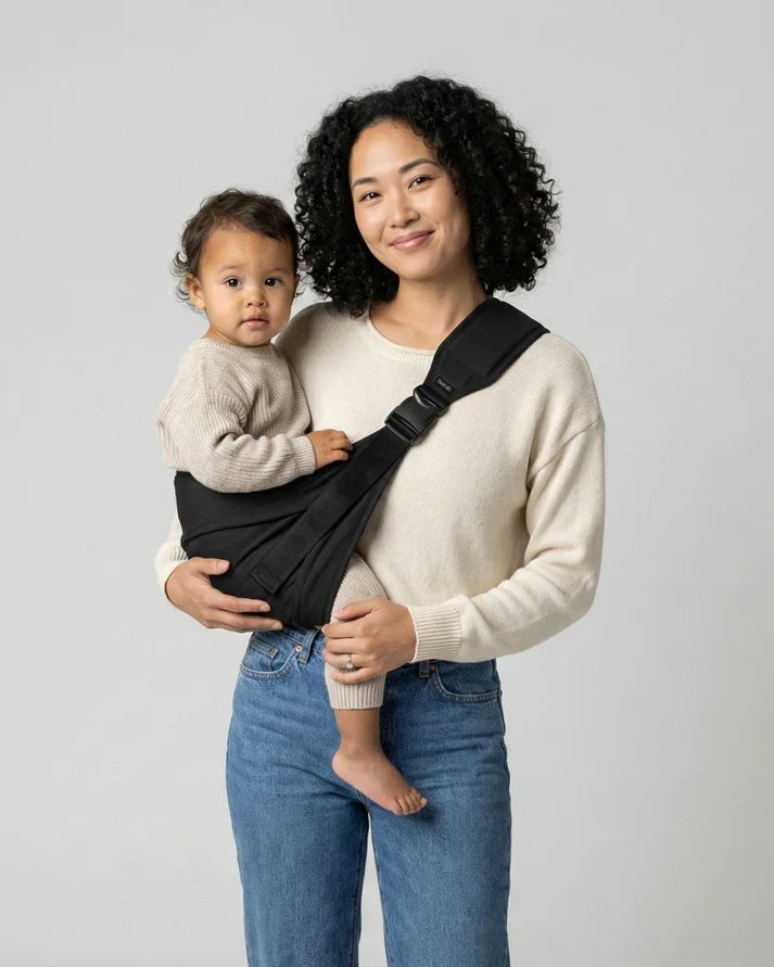 Écharpe de portage VertiBaby — Noir Uni
