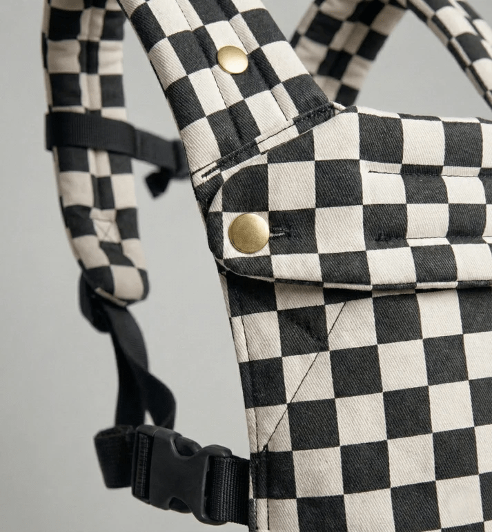 Porte-bébé Damier Noir & Blanc
