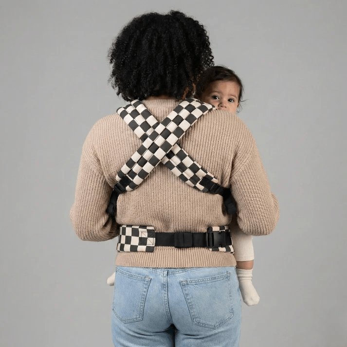 Porte-bébé Damier Noir & Blanc